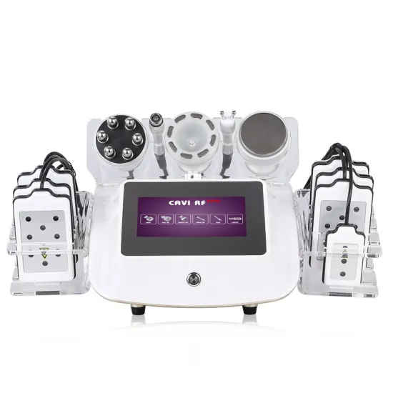 6 in 1 best professional body cavitation machine with pads