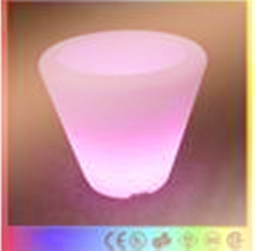Rechargeable Plastic LED Flashing Ice Bucket/Outdoor Ice Cooler/Wine Bucket