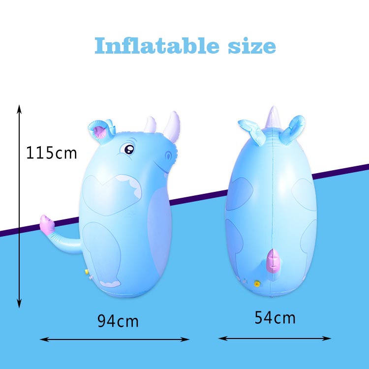 Inflatable Punching Bags Cartoon Animal Blow Up Tumbler 2