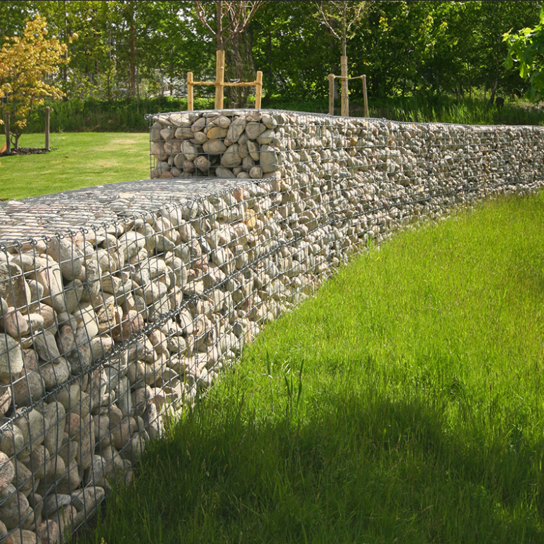 Gabionkorb, hexagonales Gabion -Netz