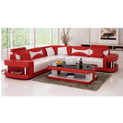 U Shaped 7 Seater Corner Sofa Set - Factory Wholesale Living Room Combination Sofa