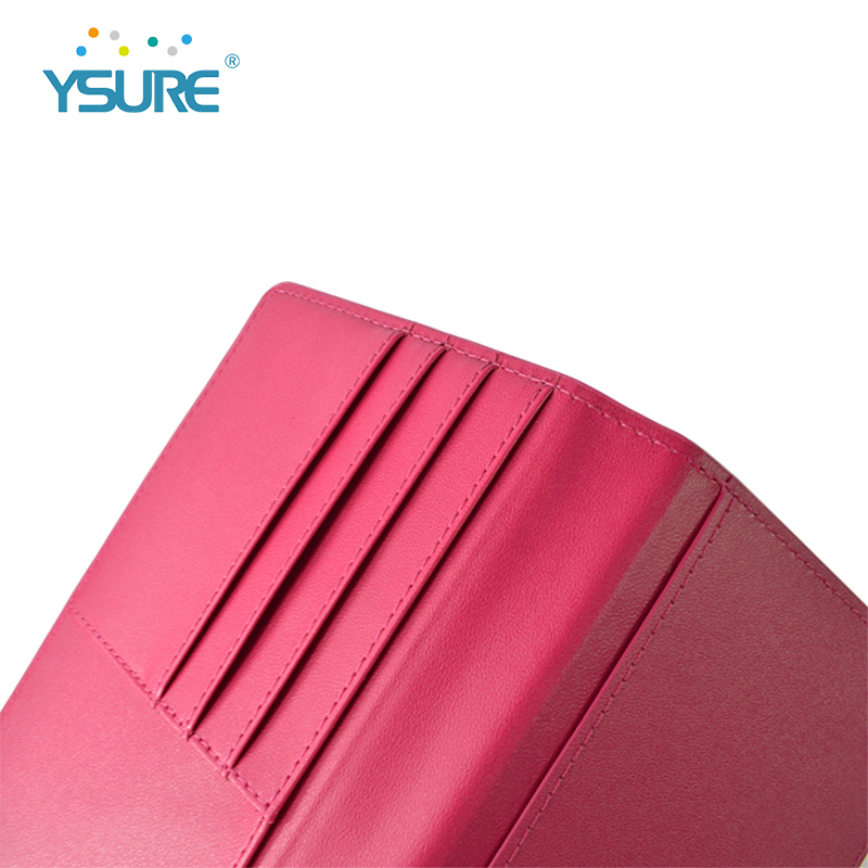 Ysure Custom Logo - Porte-cartes de crédit en cuir avec logo