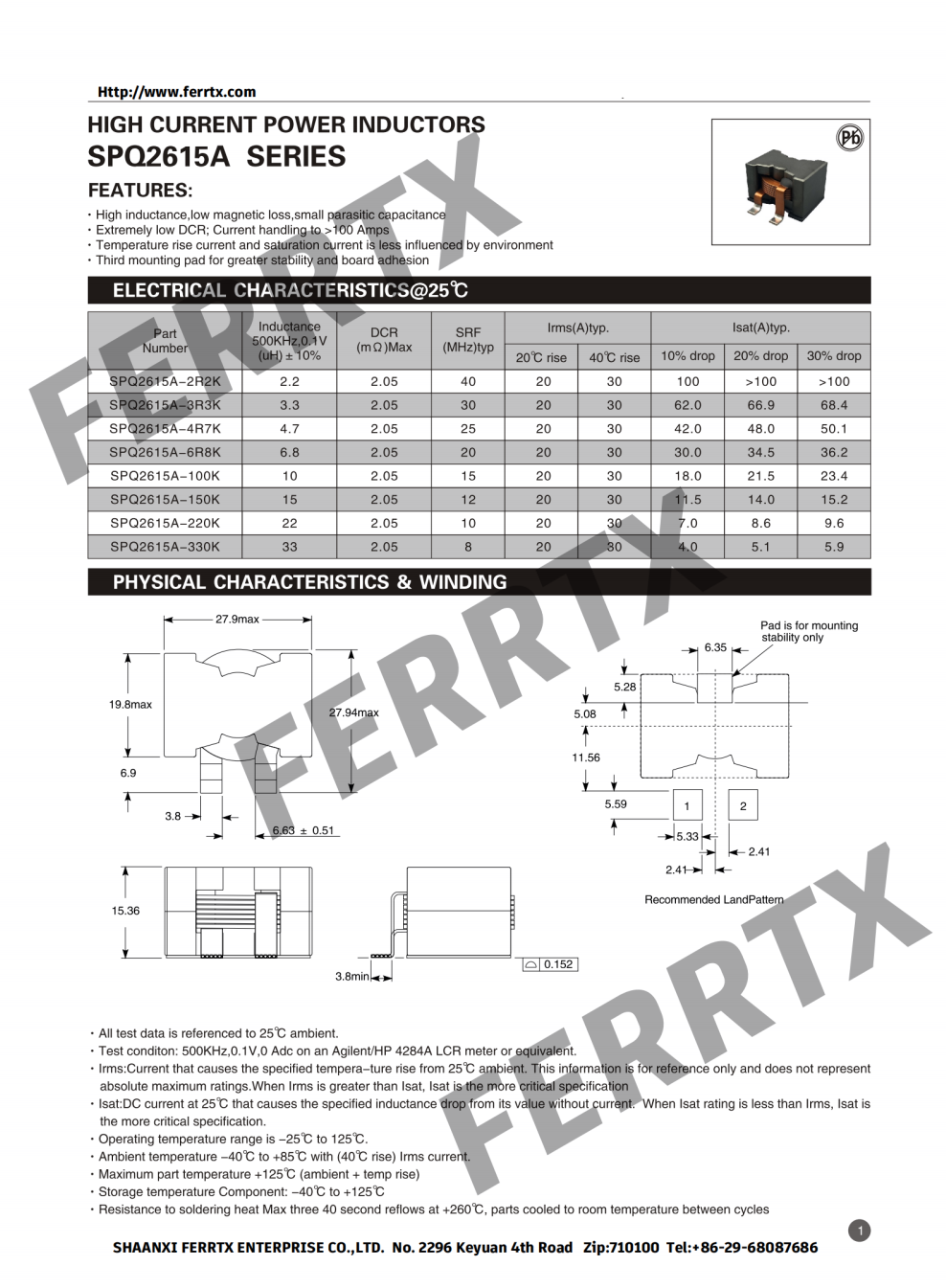 SMD Inductor SPQ