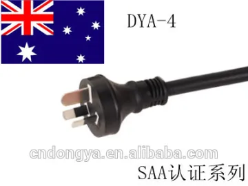 Australia Plug with SAA Approval Cable Power Cord