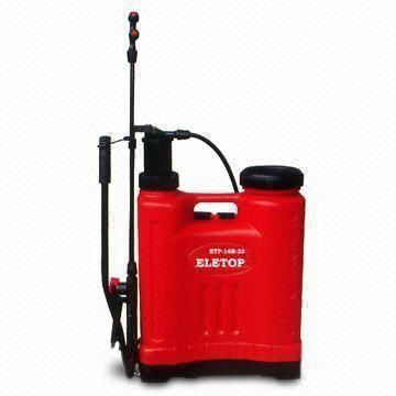 Knapsack Sprayer with 16L Capacity, Made of PE and 0.2 to 0.4Mpa Working Pressure