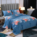100% Polyester two Side Flannel Printed blanket wholesale