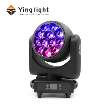 12x40W LED Bee Eyes Wash Zoom Moving Head Stage Light RGBW 4in1