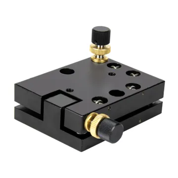 PT-QX07 Dual Axis Tilt Stage with Pitch and Horizontal Rotation Manual Control