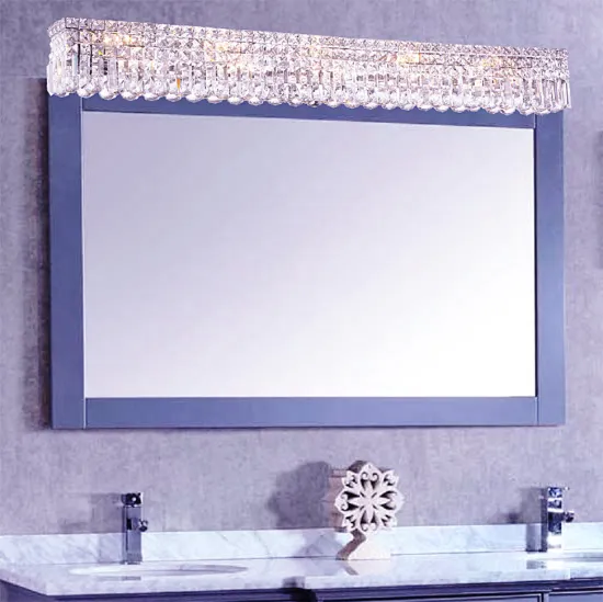 Modern Indoor Home Decor: E12 E14 Crystal Wall Light for Living Room TV Background