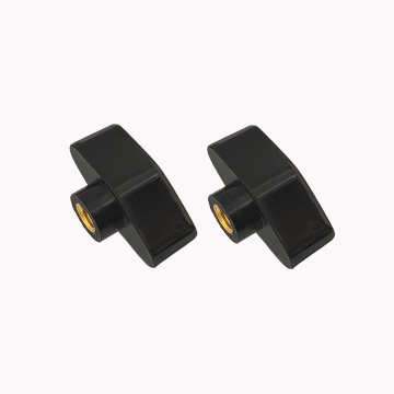 T-Shaped Triangular Plastic Knob for Furniture with Wing Screws