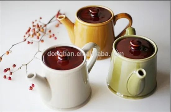 New design three color heated teapot