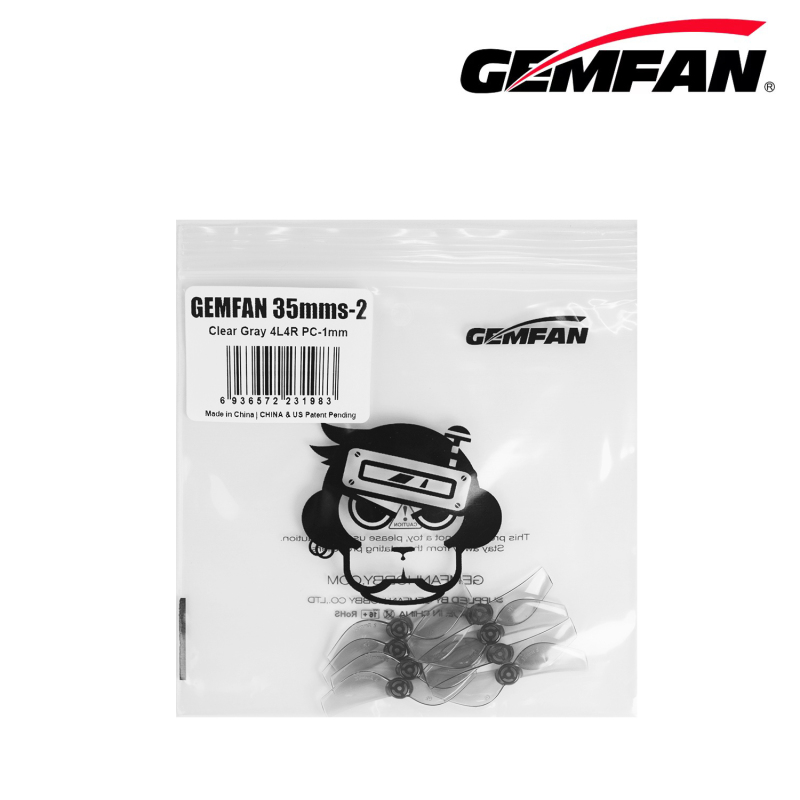 GEMFAN 35mmS 2-Blade PC Propeller for FPV Freestyle Micro Indoor Drone