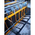 High speed single wire chain link fence machine