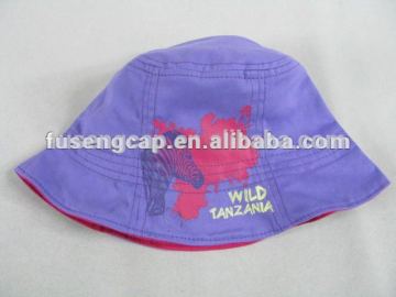Full Printing 100% cotton soft Cute baby fashion cheap top girl beauty summer bucket hats
