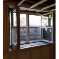 Basement casement windows with screen for house