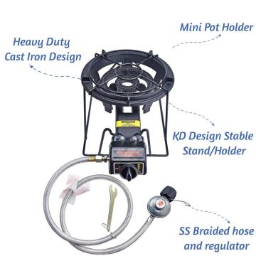 30000 BTU Camping Burner Stove Gas Cooking Cooker