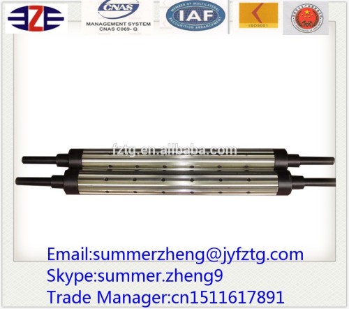 Centrifugal casting products recoiler shaft