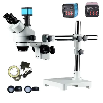 3.5X-90X Trinocular Zoom Stereo Microscope for PCB Mobile Inspection