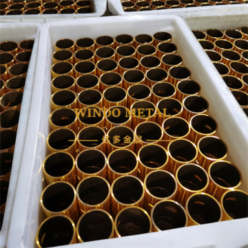 Perforated large brass tubing for acoustic baffles