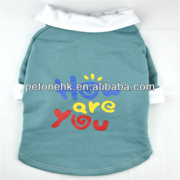 fashionable dog clothes dog t-shirt pet clothes cheap dog clothing