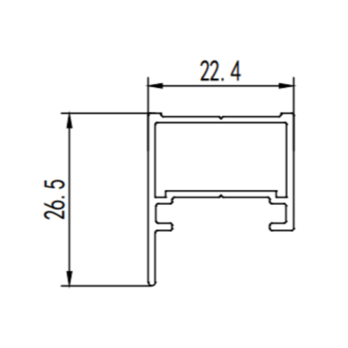 Extrusion dies for broken bridge aluminium profile