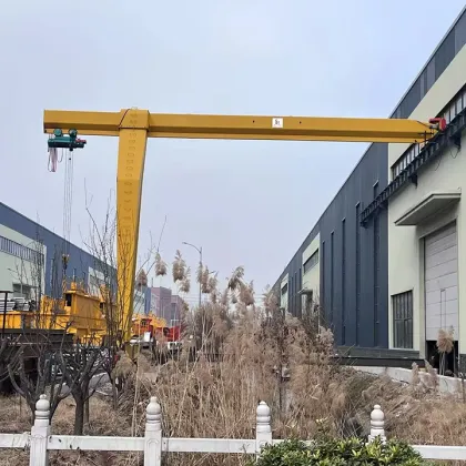 Bmg Type Electric Remote Control Semi-Gantry Crane