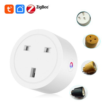 UK Tooya BSD48 Tuya Zigbee Mesh Smart Socket Plug Firmware Reset for ESP32 Chipset Modules (No Energy Monitor, 20A/16A)