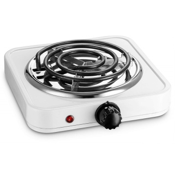 Black Single Electric Burner