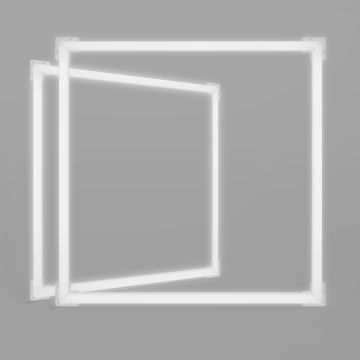 Holux 595x595 LED Panel Light Frame 40W - 3000K/4000K/6500K Recessed Square Border Aluminum