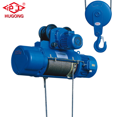 CD1 series 10T wireless remote control electric wire rope hoist price