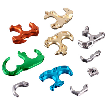 Topoint OEM Custom Anodized CNC Machined Aluminum Parts in Various Colors