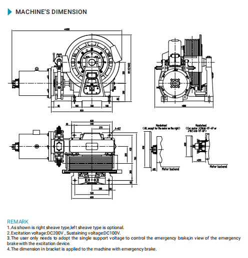 YJ320A DIMENSION