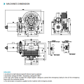 Gerichte lift -rijmachine