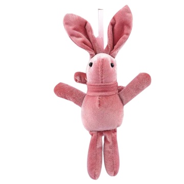 South Korean Velvet Bunny Stuffed Rabbit Key Chain