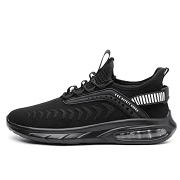 Anti-Slip Safety Work Boots & Lightweight Air Cushion Sports Shoes