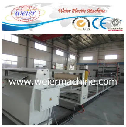 High Gloss Fireproof UV Coating Decorative Wall Profile PVC Sheet Manufacturing Machine
