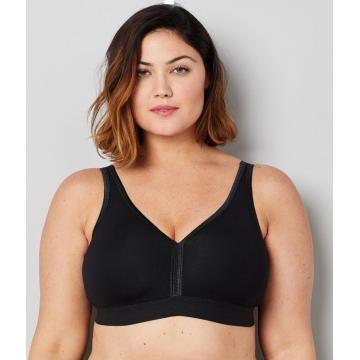 In-stock plus size full cup sem fio sutiã