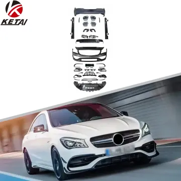 CLA45 AMG Style Body Kit for BENZ W117 (2016-2018) - Auto Front Lip, Rear Diffuser, Side Skirts, Vents, Spoiler