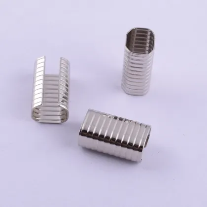 Silver Color 11mm Metal Rope Cord End Fasten Clip for Gifts