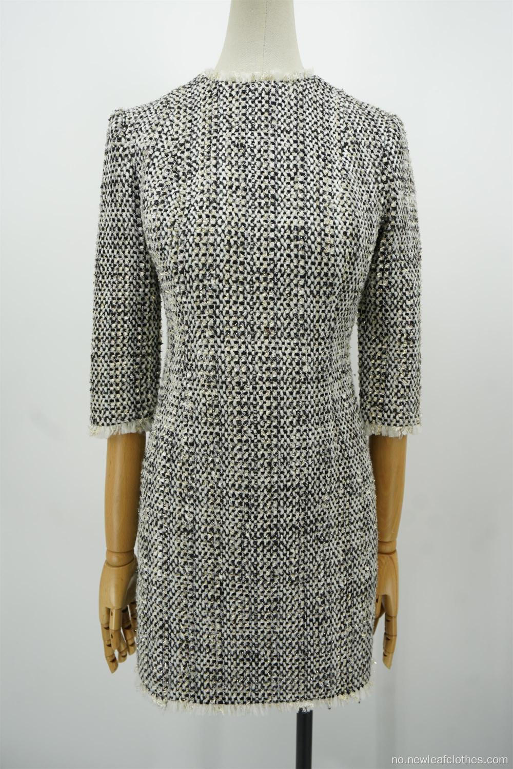 Ladies Half Sleeve Business Woven Dress