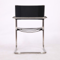 Mart Stam Leather Cantilever Cadeira S33