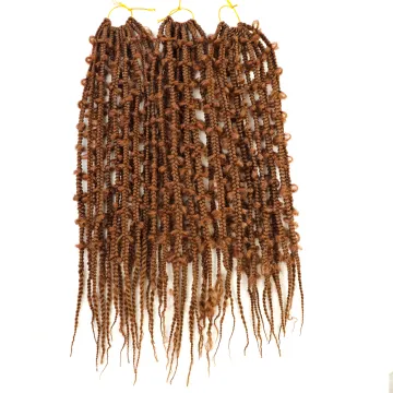 Long Color Butterfly Locs Hair Synthetic 22 inch Wavy Senegalese Twist Crochet Braid Extension For Black Women Braiding Hair
