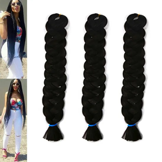 wholesale crochet jumbo braiding hair ultra Senegalese twist extension synthetic expression afro braiding hair extensio