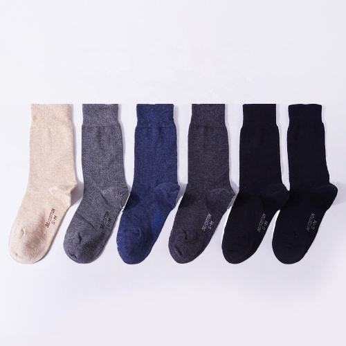 Anti Bacterial Knitted Oganic Cotton Business Socks