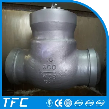 swing type API 6D butt welded swing check valve