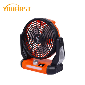 Portable Rechargeable Mini Fan with LED Lighting