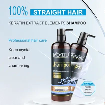 MOKERU Organic Keratin Treatment Shampoo for Women - Best Silicone-Free Hair Straightener