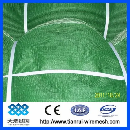 green construction scaffold safety net with UV protection