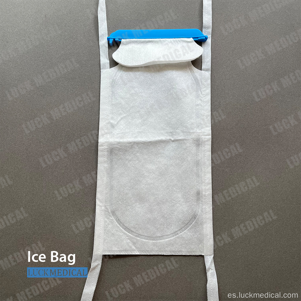 Bolsa de hielo de relleno quirúrgico impermeable