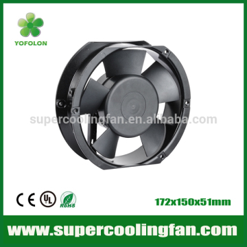172x150x51mm High flow 48V 220V Metal frame 17251 industrial DC cooling fan